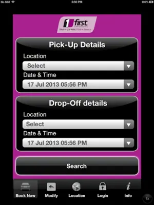 First Car Rental android App screenshot 1