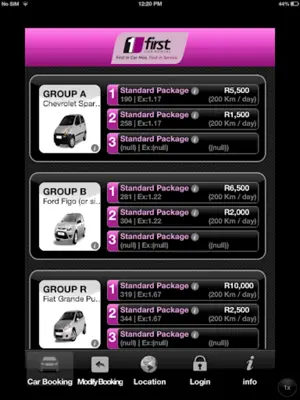 First Car Rental android App screenshot 2